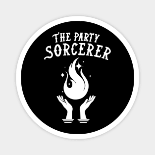 Sorcerer Dungeons and Dragons Team Party Magnet